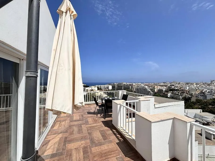 Apartment Elegant 2 Bedroom Penthouse In St Julians Stj411 Saint Julian's